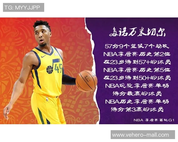 米切尔成为新秀季后赛连得30分的第一人:传奇诞生的起点 米切尔成为新秀季后赛连得30分的第一人:传奇诞生的起点